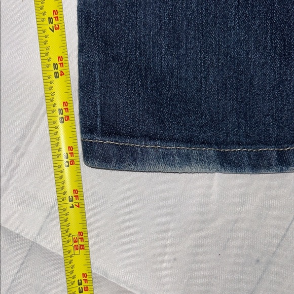 LEI Sophia hipster flare Dark Blue Women's Boot Cut Jeans - Picture 8 of 9